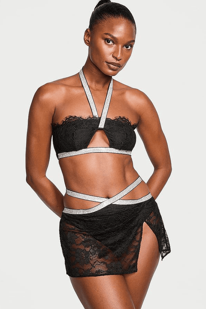 Пеньюар 2 PIECE BLACK EMBL Victoria`s Secret