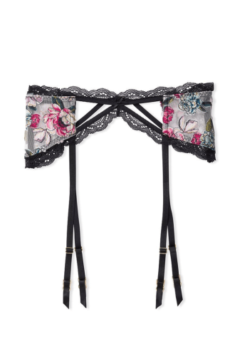 Пояс МЕРЕЖИВО BLACK FLORAL Victoria`s Secret