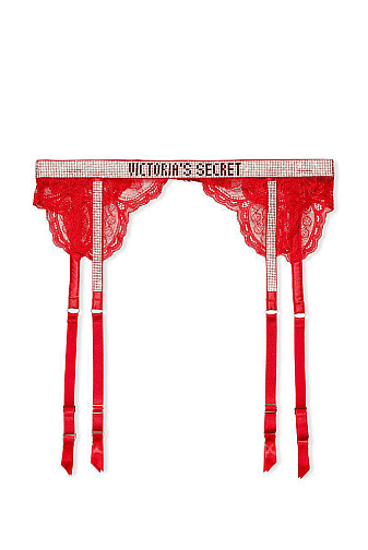 Пояс МЕРЕЖИВО ТА СТРАЗИ RED Victoria`s Secret