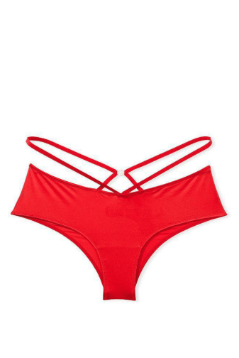 Трусики ICON БРАЗИЛІАНИ RED STRAPPY Victoria`s Secret