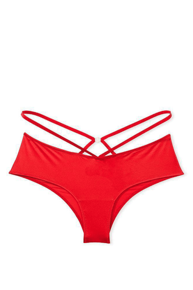 Трусики ICON БРАЗИЛІАНИ RED STRAPPY Victoria`s Secret