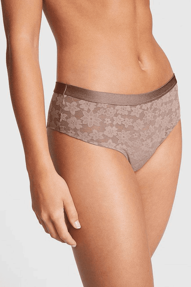 Трусики PINK БРАЗИЛІАНИ LATTE LACE Victoria`s Secret