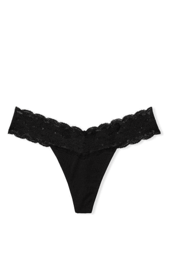 Трусики PINK СТРІНГИ BLACK Victoria`s