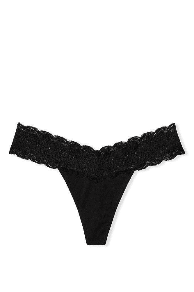 Трусики PINK СТРІНГИ BLACK Victoria`s