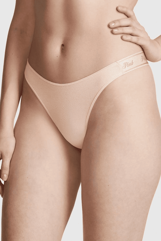 Трусики PINK СТРІНГИ CHAMPAGNE Victoria`s Secret