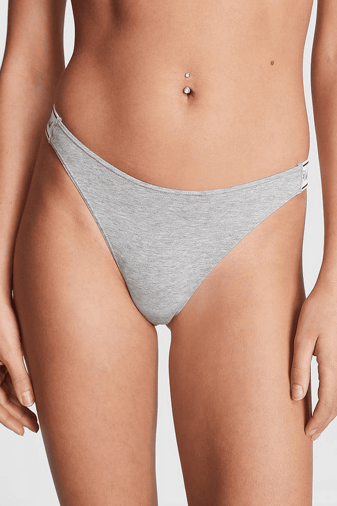 Трусики З РЕЗИНКОЮ СТРІНГИ GREY Victoria`s