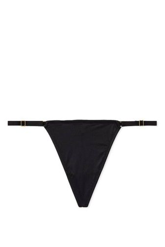 Трусики V-THONG BLACK Victoria`s Secret