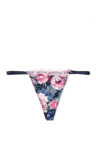 Трусики V-THONG NAVY FLORAL Victoria`s