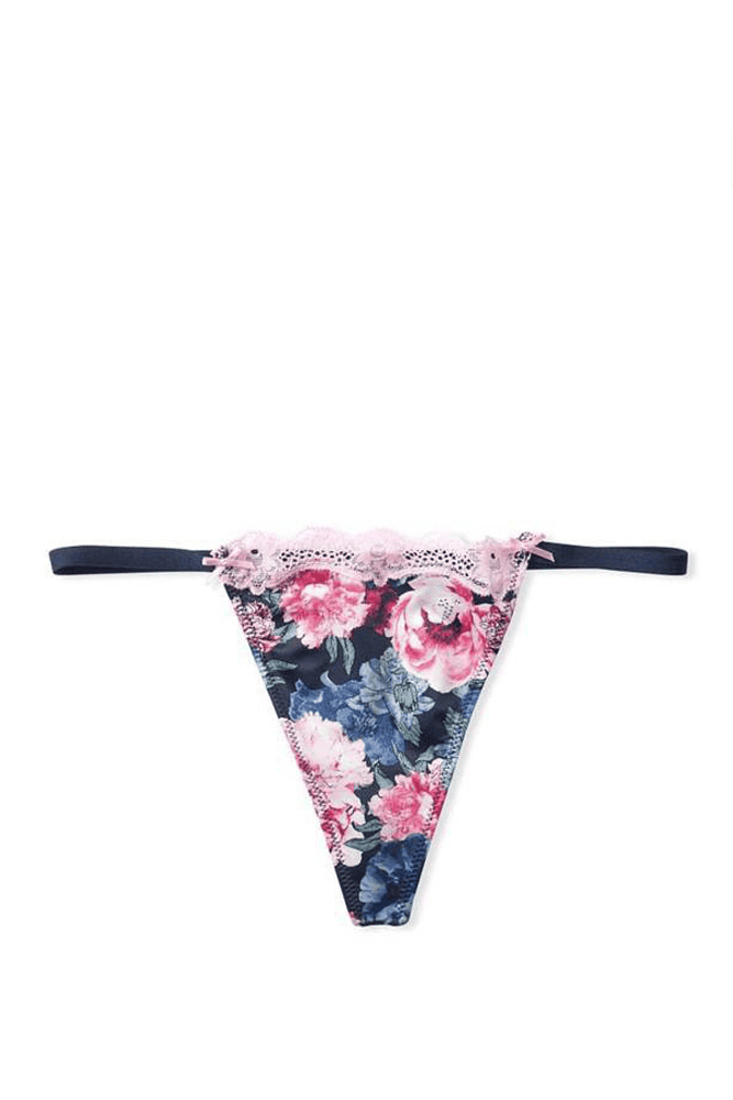 Трусики V-THONG NAVY FLORAL Victoria`s