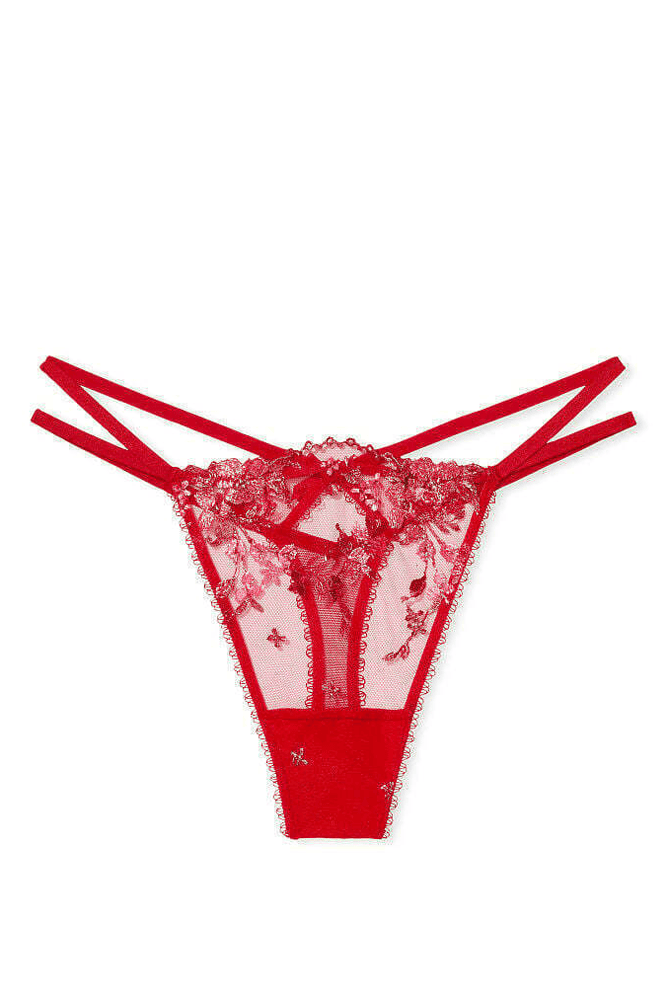 Трусики V-THONG RED EMBL Victoria`s