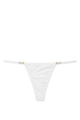 Трусики V-THONG WHITE Victoria`s Secret