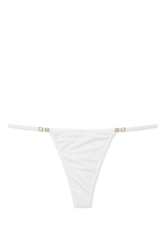 Трусики V-THONG WHITE Victoria`s Secret