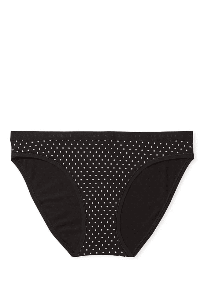 Трусики БАВОВНЯНІ БІКІНІ BLACK DOT Victoria`s Secret
