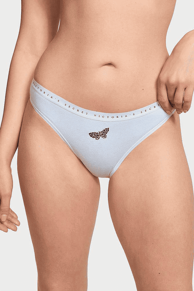 Трусики БАВОВНЯНІ БІКІНІ BLUE Victoria`s Secret