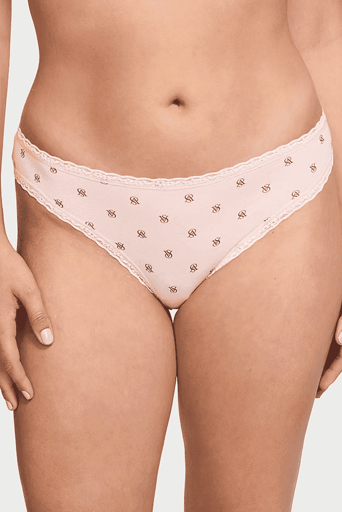 Трусики БАВОВНЯНІ БІКІНІ PINK VS Victoria`s Secret