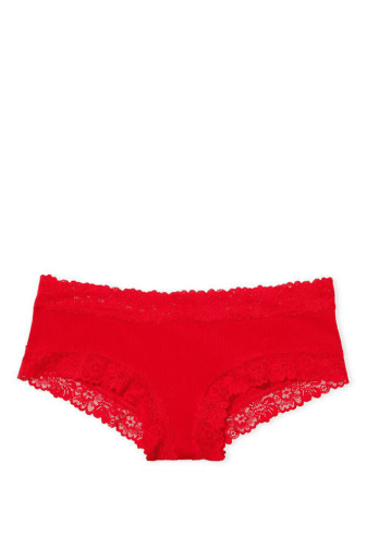 Трусики БАВОВНЯНІ БРАЗИЛІАНИ RED Victoria`s