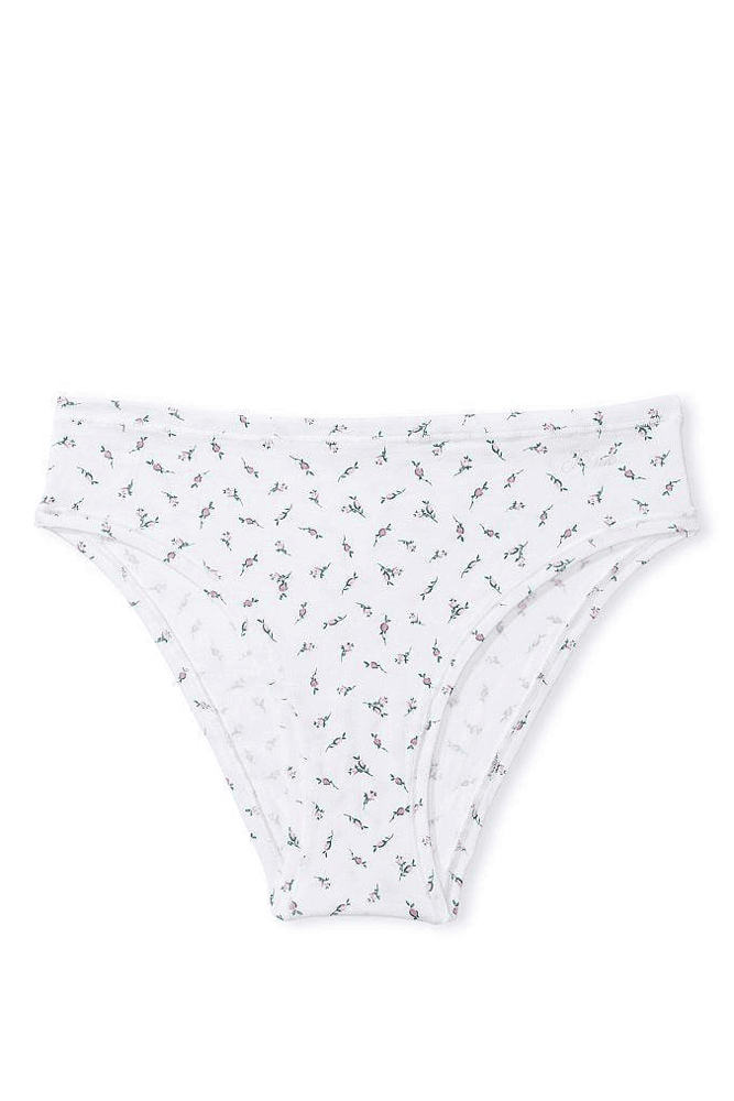 Трусики БАВОВНЯНІ БРАЗИЛІАНИ WHITE FLOWERS Victoria`s Secret