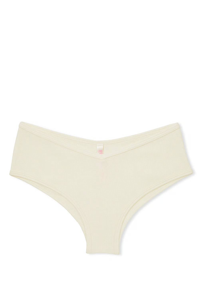 Трусики БАВОВНЯНІ БРАЗИЛІАНИ РУБЧИК WHITE Victoria`s Secret