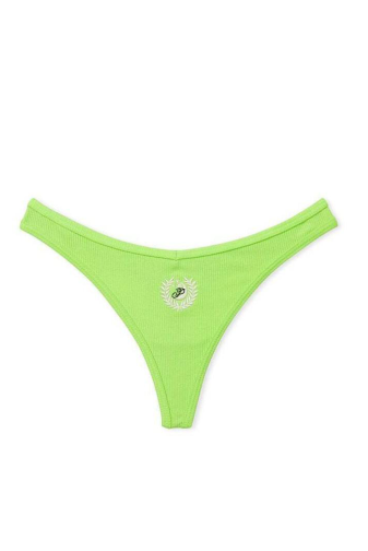 Трусики БАВОВНЯНІ СТРІНГИ РУБЧИК LIME Victoria`s Secret