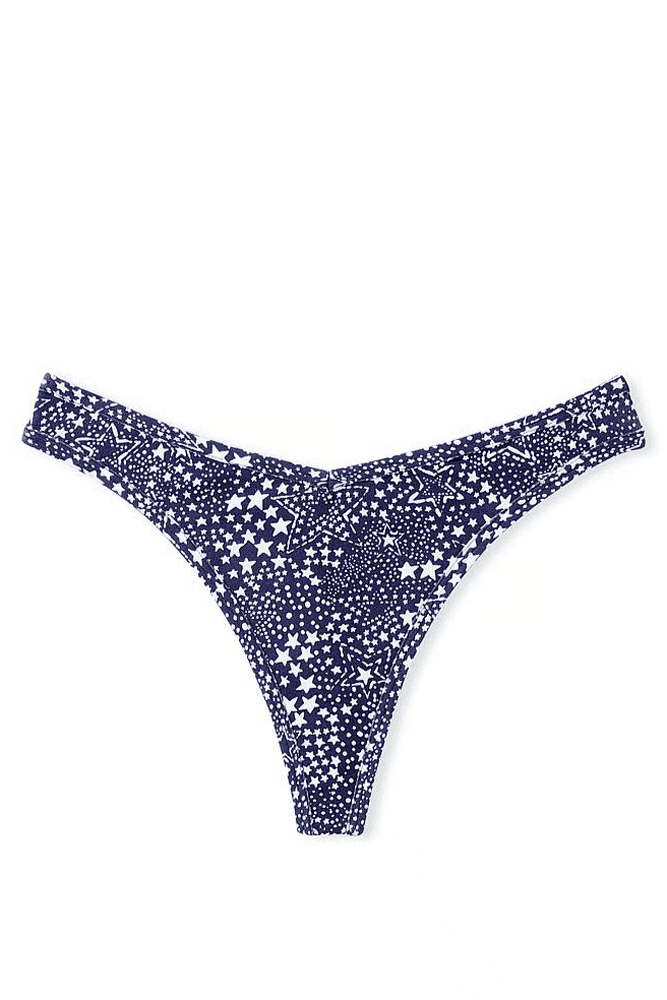 Трусики БАВОВНЯНІ СТРІНГИ РУБЧИК NAVY