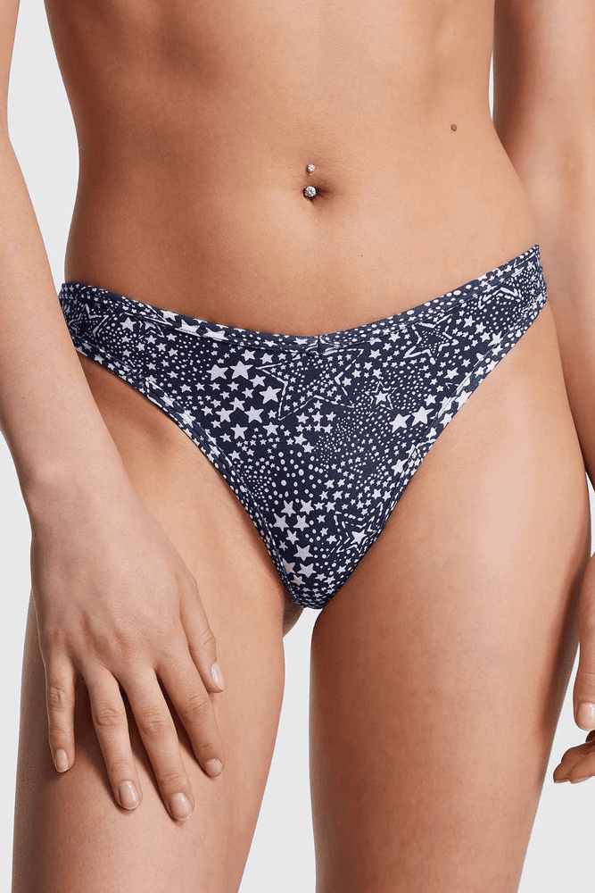 Трусики БАВОВНЯНІ СТРІНГИ РУБЧИК NAVY