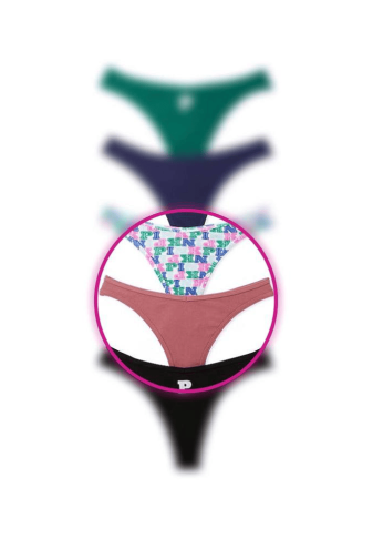 Трусики БАВОВНЯНІ СТРІНГИ РУБЧИК TAN Victoria`s Secret