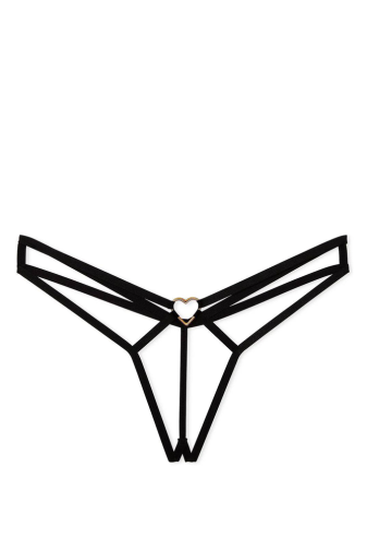 Трусики БАНДАЖНІ BLACK HEART Victoria`s Secret