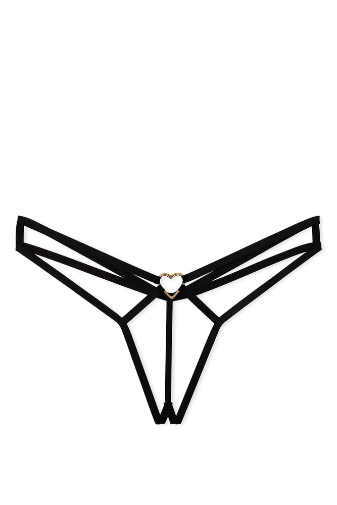 Трусики БАНДАЖНІ BLACK HEART Victoria`s Secret