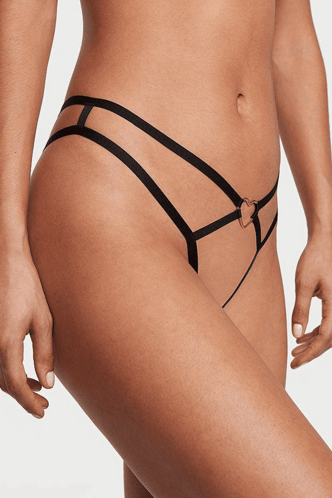 Трусики БАНДАЖНІ BLACK HEART Victoria`s Secret