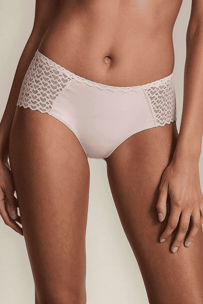 Трусики БЕЗШОВНІ БРАЗИЛІАНИ PINK HEARTS Victoria`s