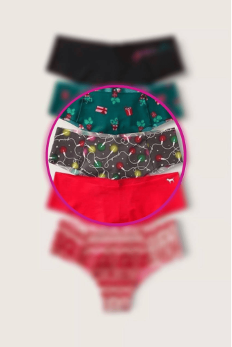 Трусики БЕЗШОВНІ БРАЗИЛІАНИ PRINT Victoria`s Secret