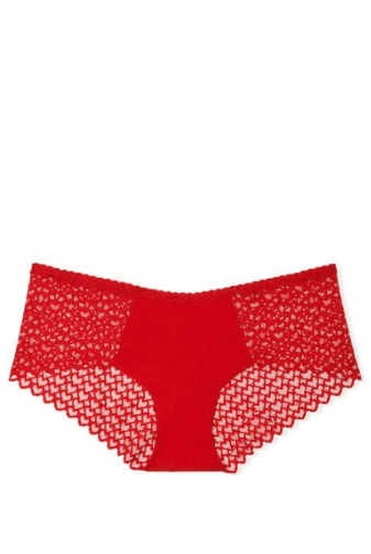 Трусики БЕЗШОВНІ БРАЗИЛІАНИ RED HEARTS Victoria`s Secret