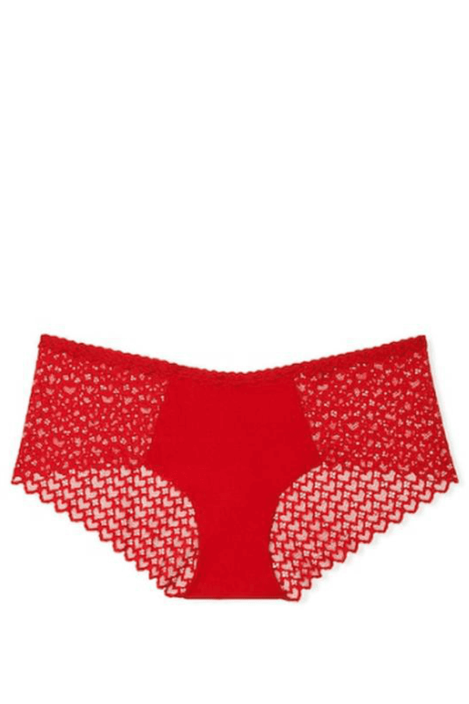 Трусики БЕЗШОВНІ БРАЗИЛІАНИ RED HEARTS Victoria`s Secret
