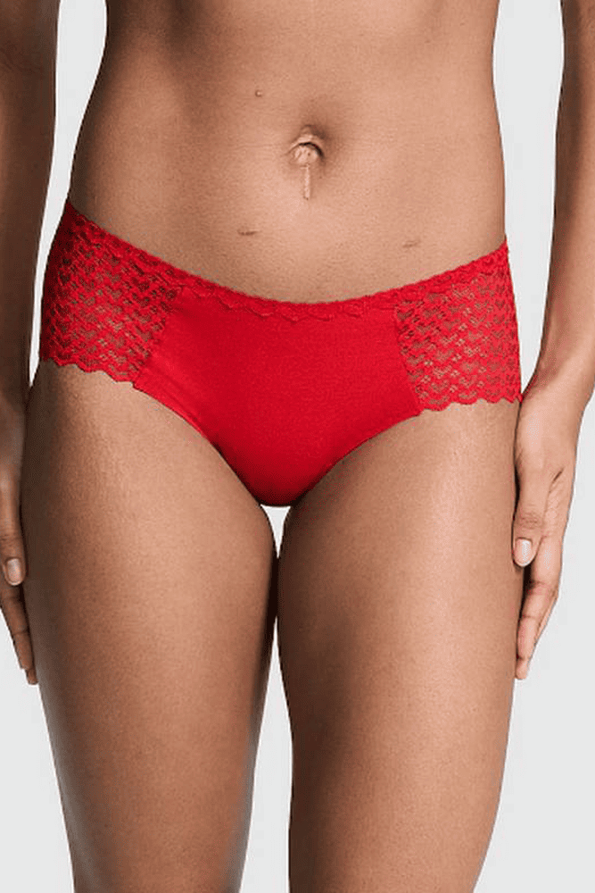 Трусики БЕЗШОВНІ БРАЗИЛІАНИ RED HEARTS Victoria`s Secret
