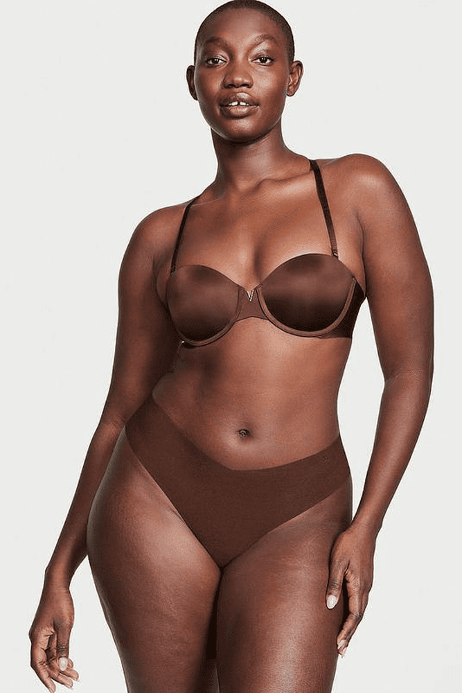 Трусики БЕЗШОВНІ СТРІНГИ BROWN Victoria`s Secret