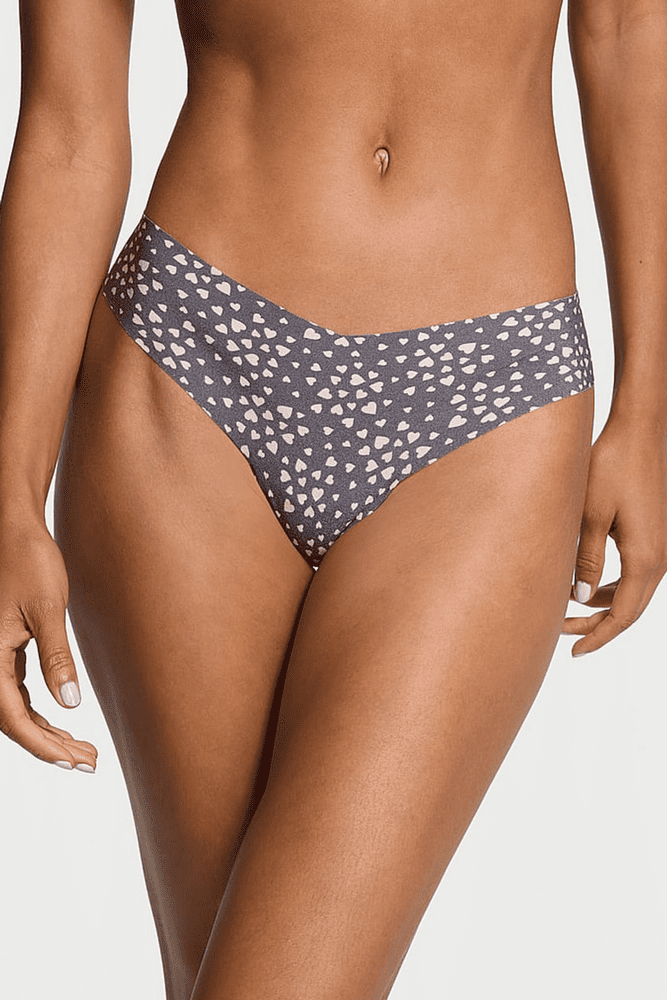 Трусики БЕЗШОВНІ СТРІНГИ GREY HEARTS Victoria`s Secret