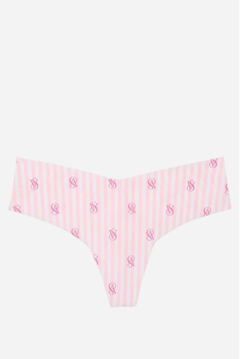 Трусики БЕЗШОВНІ СТРІНГИ PINK STRIPE Victoria`s Secret