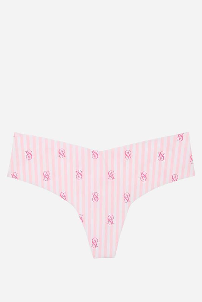Трусики БЕЗШОВНІ СТРІНГИ PINK STRIPE Victoria`s Secret
