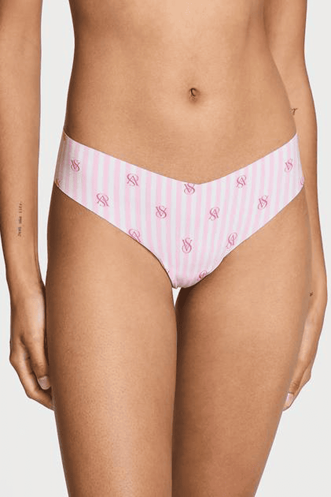 Трусики БЕЗШОВНІ СТРІНГИ PINK STRIPE Victoria`s Secret