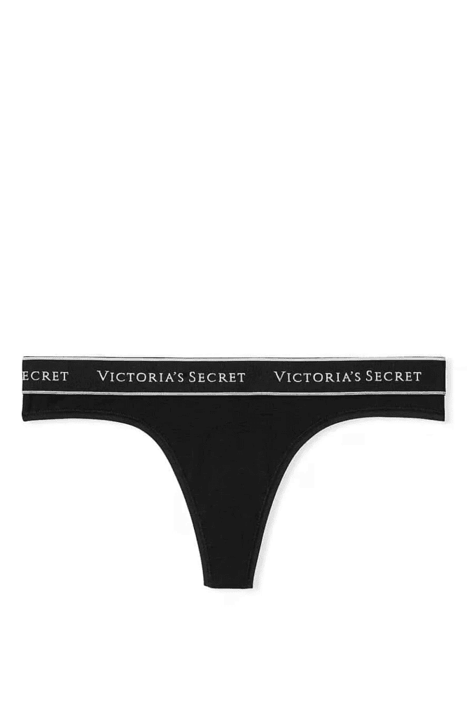 Трусики З РЕЗИНКОЮ СТРІНГИ BLACK Victoria`s