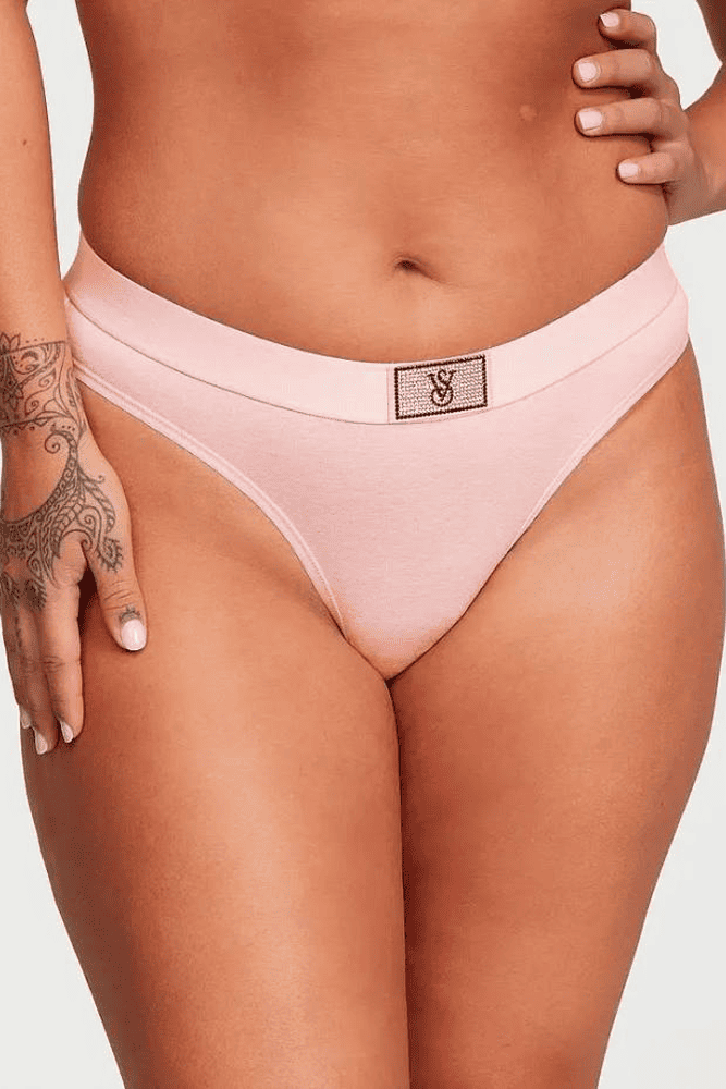 Трусики З РЕЗИНКОЮ СТРІНГИ PINK EMBL Victoria`s Secret