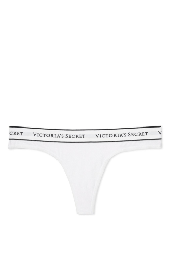 Трусики З РЕЗИНКОЮ СТРІНГИ WHITE Victoria`s