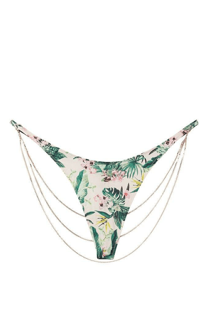 Трусики ЗІ СТРАЗАМИ V-THONG PALM CHAIN Victoria`s Secret