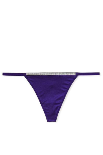 Трусики ЗІ СТРАЗАМИ V-THONG VIOLET Victoria`s
