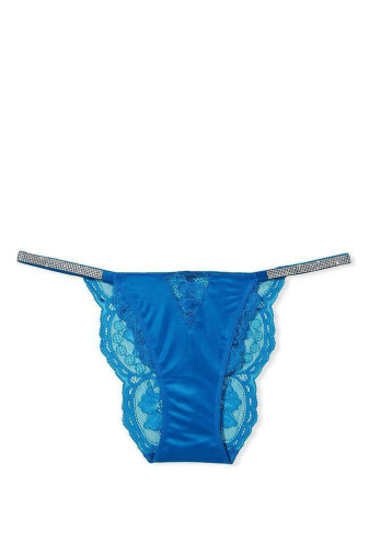 Трусики ЗІ СТРАЗАМИ БІКІНІ BLUE Victoria`s Secret