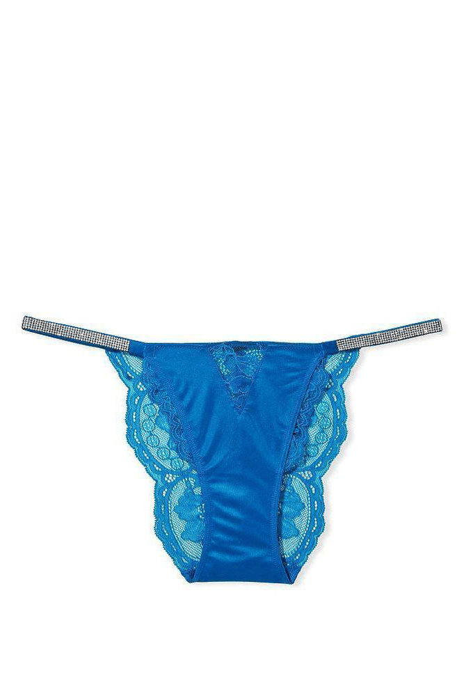 Трусики ЗІ СТРАЗАМИ БІКІНІ BLUE Victoria`s Secret