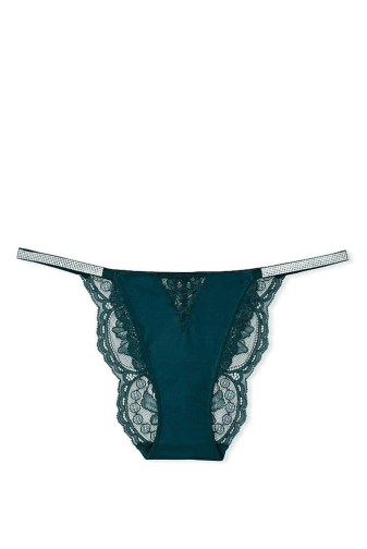 Трусики ЗІ СТРАЗАМИ БІКІНІ EMERALD Victoria`s Secret