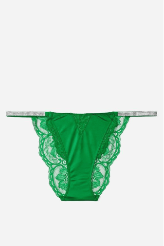 Трусики ЗІ СТРАЗАМИ БІКІНІ GRASS Victoria`s