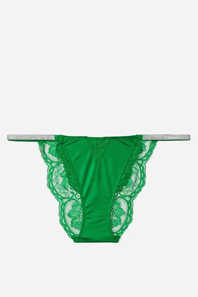 Трусики ЗІ СТРАЗАМИ БІКІНІ GRASS Victoria`s