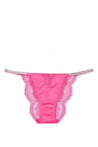 Трусики ЗІ СТРАЗАМИ БІКІНІ NEON PINK Victoria`s Secret